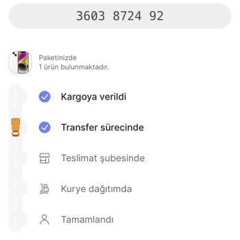 Hepsiburada 'Dan Aldığım Ürün Tarafıma Gönderilmedi.