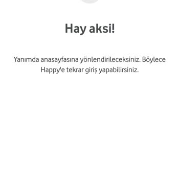 Vodafone Hediye Çarkı Çevirememek