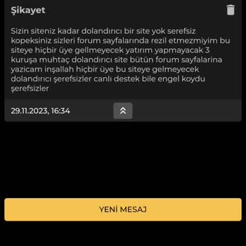 Joybet Bahis Sitesi Mağduriyeti