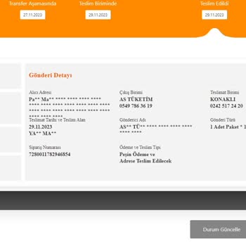 MNG Kargo Tarafından Kargom Teslim Edilmedi