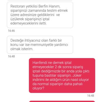 Tadım Tantuni Para İadesi Yapmıyorlar