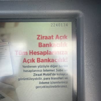 Ziraat Bankası ATM Paramı Yuttu