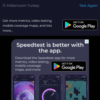 Millenicom 35 Mbps Paket 20 Mbps Geçmiyor