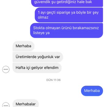 Hr Butik Sipariş Gelmedi