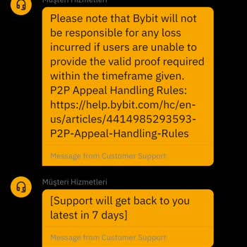 Bybit Müşteri Hizmetleri Yetersizliği
