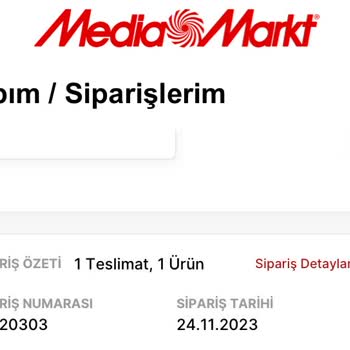 Media Markt Hala Kargoya Verilmedi