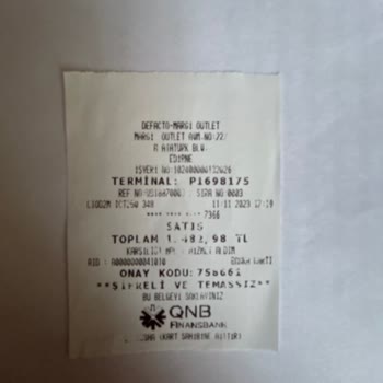 DeFacto Stok Yetersizliğinden Dolayı Ücret İadesi