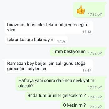 Enza Home Dürüst Olmayan İşletme!