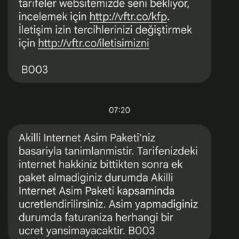 Vodafone Telekomünikasyon Şirketinin Kampanya Güncellemesi Mağduriyeti