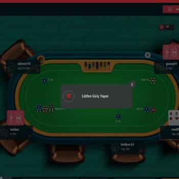 Tarafbet Poker Giriş Yapın Hatası