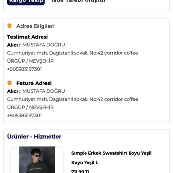 Lufian Markası Eksik Ürün Kargoladı Ve Yalanlıyor