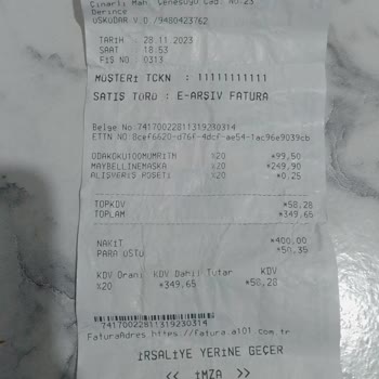 A101 Fahiş Fiyatıyla Yapılan Satış