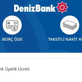 Denizbank Kredi Kartı Aidat Kesintisi İade Talebi