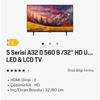 Arçelik Peşin Fiyatına 3 Taksit Yapıldı TV Gelmedi