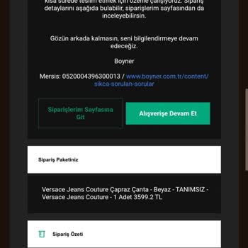 Boyner İndirimli Aldığım Ürünü İptal Etti Kesin Yüksek Fiyata Satacak