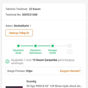 Trendyol Teslimat Yapılmaması Ve Destek Sağlanmaması