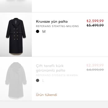 Mango Önden Para Çekip Sonra Stok Yok Demesi