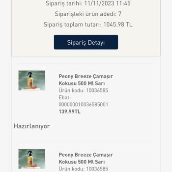 English Home 18 Gündür Siparişimi Göndermedi