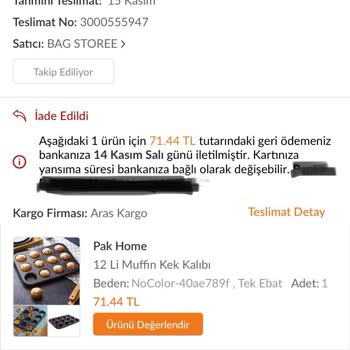 Trendyol Para İadesi 11 İş Gününe Rağmen Yapılmadı