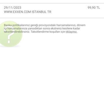 Exxen Üyeliğim Olmadan Ödeme Yaptırdılar