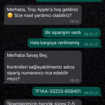 Troy Online Sipariş Gecikmesi