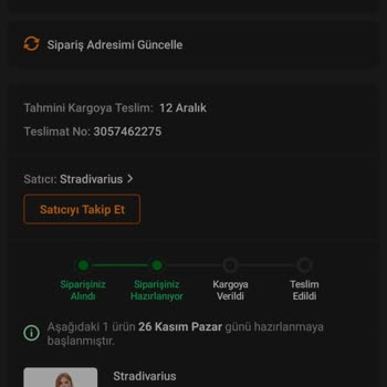 Trendyol Dan Gelemeyen Mont