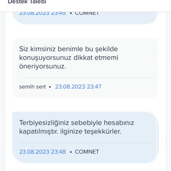 Comnet Pişmanlıktır. Parayı Peşin Alıp Hizmeti Kesiyorlar