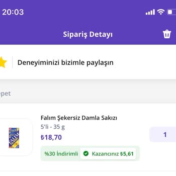 Falım Eksik Ürün Teslimiyle Karşılaştım!