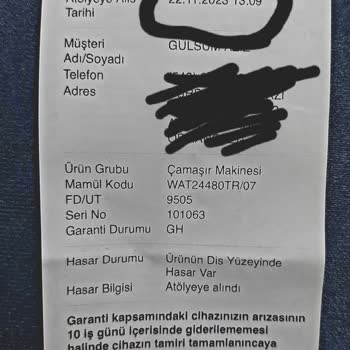 Bosch Beyaz Eşya Kâbusu: 8 Yılda 4 Arıza!