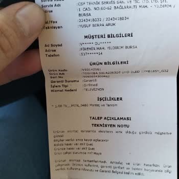 A101 TV Değişim Sorunu