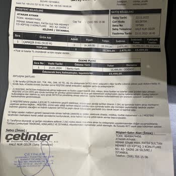 Arçelik Satın Aldığım Ürünün Zamanında Gelmemesi.