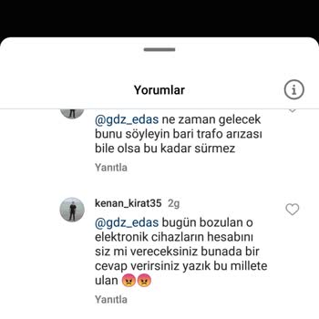 Gediz Elektrik Akım Problemi