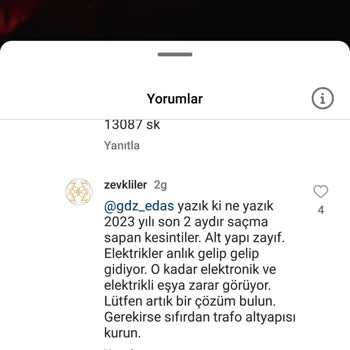 Gediz Elektrik Akım Problemi