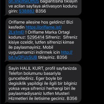 Oriflame Üyelik İptali Etmek İstiyorum
