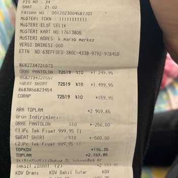 Pierre Cardin Giyim Pierre Cardin Eksik İade Ödemesi Yapıyor.