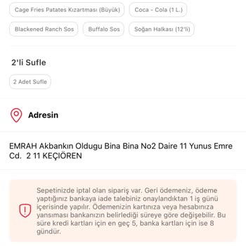 Popeyes Paramı Vermiyorlar İptal Ettiler