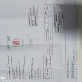 Reeder Alınan Mal Talep Ettiğimiz Değil