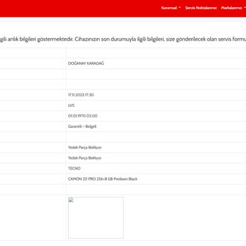 Tecno Mobile Servis Memnuniyetsizliği Ve Yetersizliği