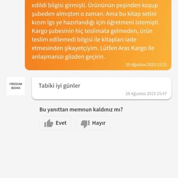 Aras Kargo Piyalepaşa Şubesi Adrese Gelmeden Kargoları İade Ediyor