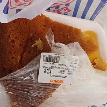 Migros Bozulmuş Yiyecek Ekmek Kadayıfı