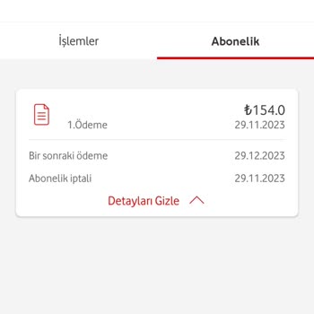 Vodafone İznim Dışında Mobil Üyelik Ve Fatura Kesimi.
