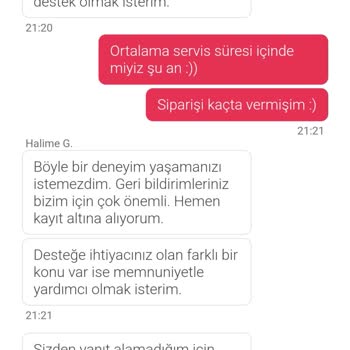 Yemeksepeti Canlı Desteğin Saygısızlığı