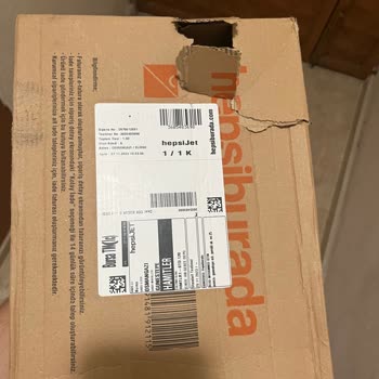 Hepsiburada Kutusu Yırtık Teslim Edilen Kargo