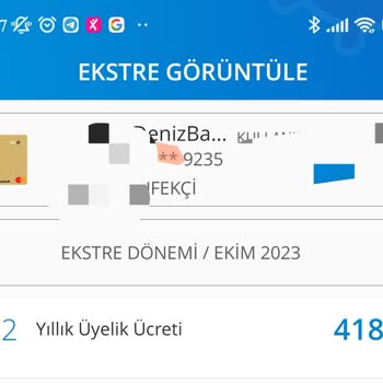 Denizbank Kredi Kartı Aidatı