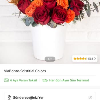 Çiçek Sepeti Verdiğim Siparişten Daha Ucuz Bir Çiçek Gönderdi