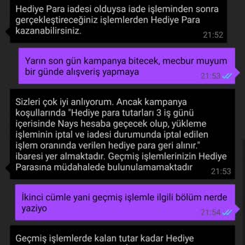 Nays Hediye Para Mağduriyeti