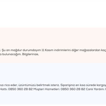 Avva Müşteri Hizmetleri Ve Defolu Ürün