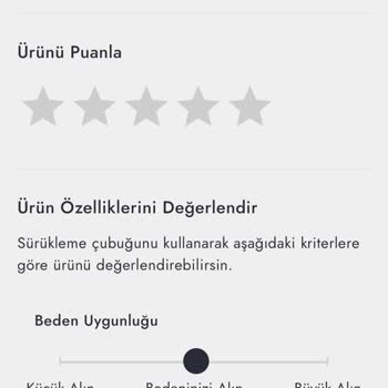 Boyner Yanlış Beden Ürün