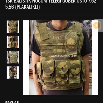 Bora Taktik Askeri Malzeme Verilen Sipariş Taktik Yeleğin Gönderilmemesi