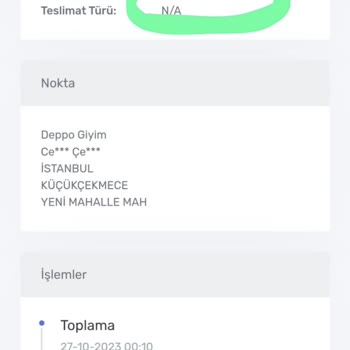 Trendyol Gel Al Noktası İade Sorunu
